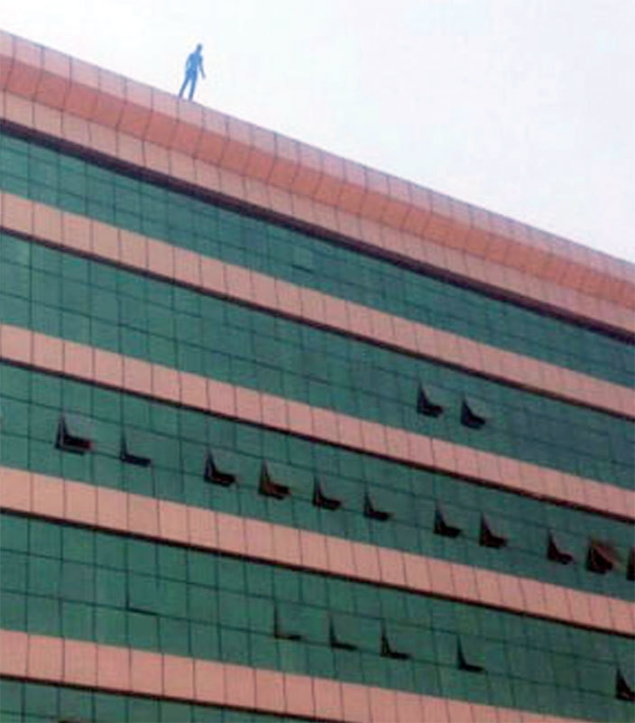 A Man who tried to commit suicide wants money for treatment for injuries